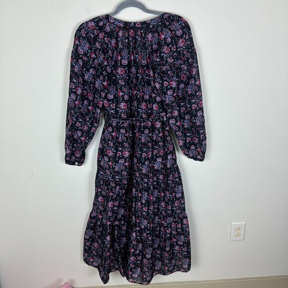 Xirena Annieka Dress XS Floral Boho V Neck A Line Lightweight Summer Vacation - Picture 12 of 13